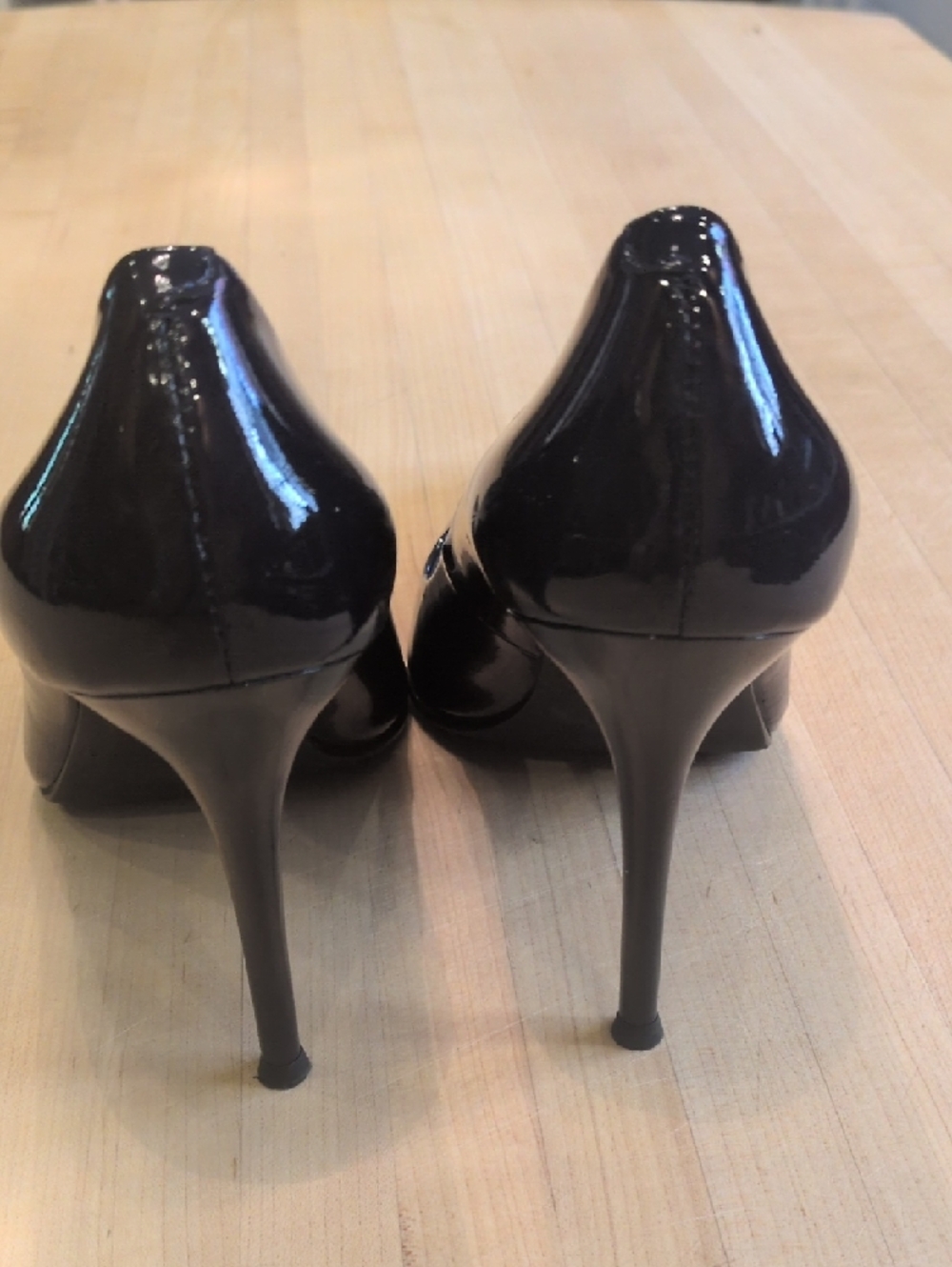 Jeffrey Campbell Navy Risktaker Pointed Toe Stiletto Heels Size 7.5 - Picture 7 of 13